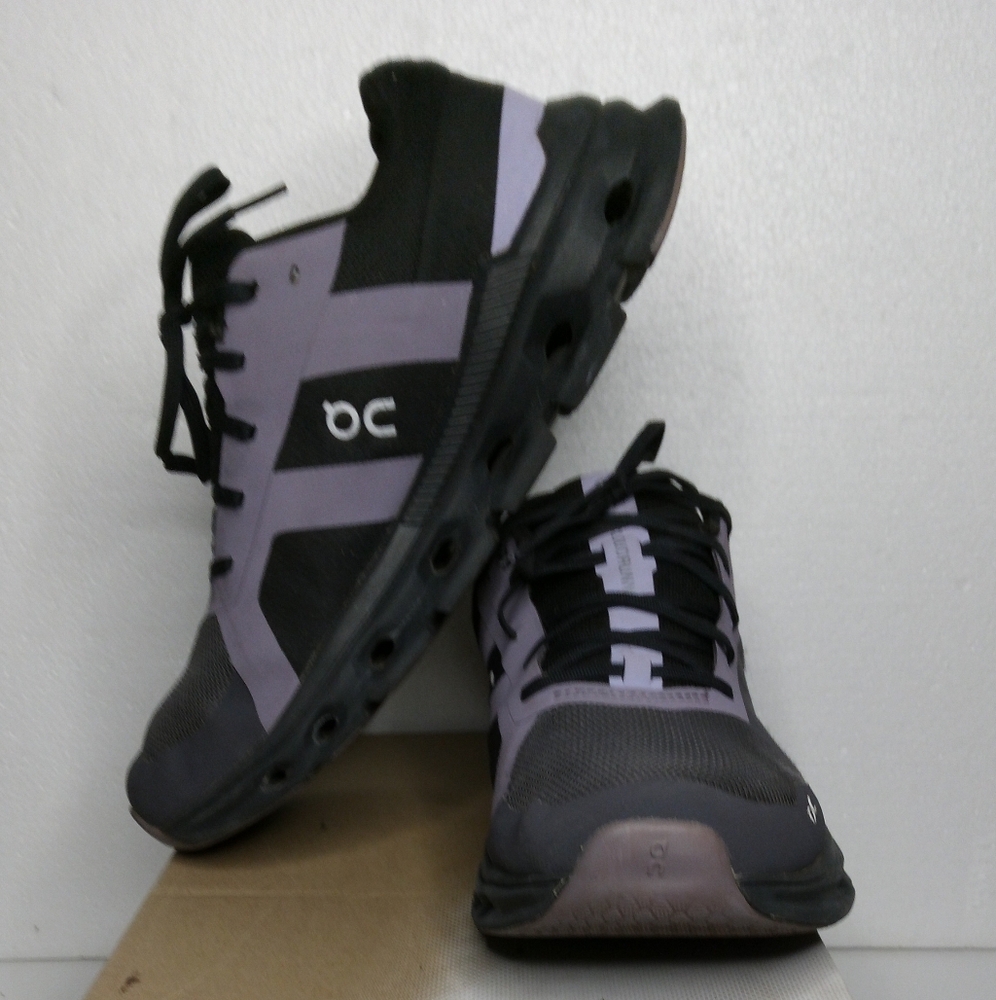 On Running Iron and Black Waterproof Sneakers